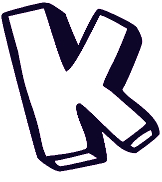 icon of the letter k